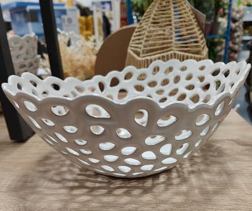 Ceramic fruit bowl kitchen - fruit,
