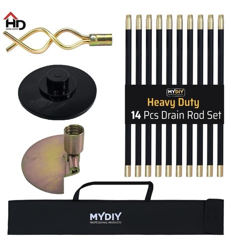 Drain rod set pcs cleaning - rod,