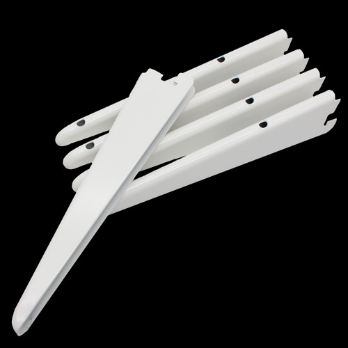 Twin slot brackets white - slot,