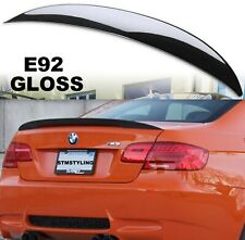 BMW 3 SERIES E92 REAR TRUNK BOOT SPOILER GLOSS BLACK 2007-2013 COUPE