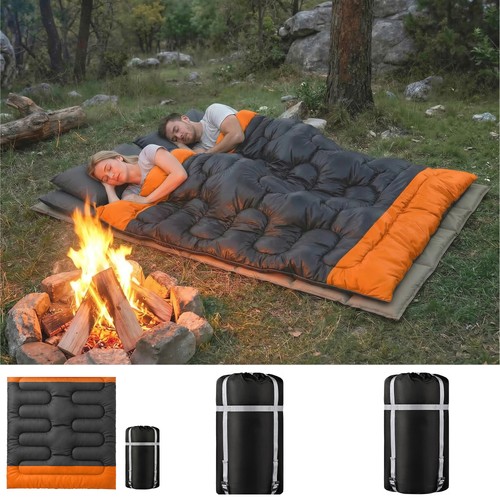 Double sleeping bag with - sleeping, 2