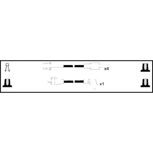 Leads ignition cables - cables, kit