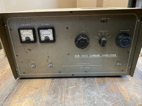 500 linear valve amplifier - k.w,