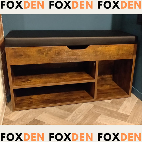 Rustic shoe bench small - bench,