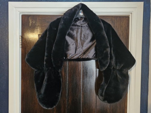 Faux fur ladies shrug cape - shrug,
