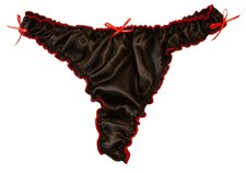 Satin Thong Sexy Panties