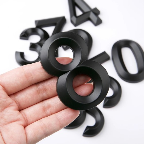 7cm house number sticker - 3d,