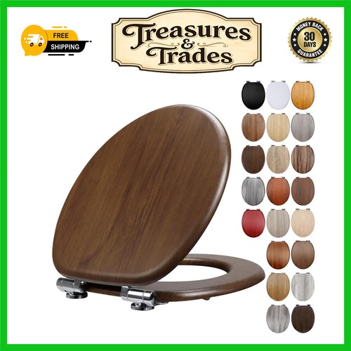 Soft close dark walnut - close, wooden