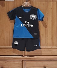 Arsenal Away Baby Football Kit 2011/12 - 125th Anniversary Edition