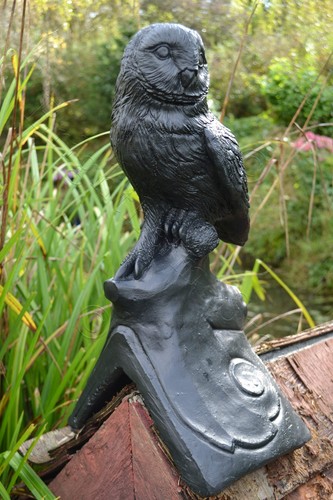 Owl roof finial angled - finial, 90°