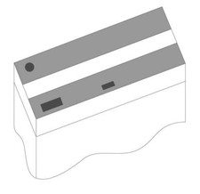 JUWEL AQUARIUM RIO 125 FLAP SET (NOT LIGHT UNIT) TROPICAL FISH TANK HOOD FLAPS