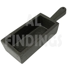 Cast iron Ingot mould 200oz or6kg crucible melt Gold silver platinum scrap metal