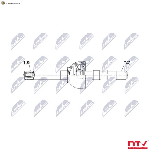 Driveshaft npw 222 for - driveshaft,