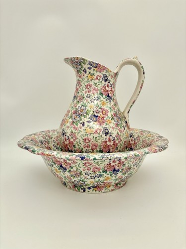 Vintage chintz floral - vintage,