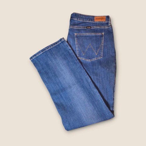 Women blue wrangler high - women's,