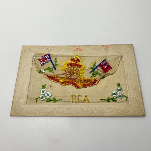 Ww1 silk postcard royal - ww1,