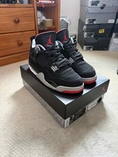 Air Jordan 4 Bred 2019 Size