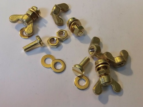 M4x10 brass pan head - pan, bolts