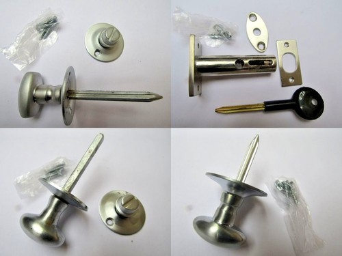 Oval thumb turn bathroom - turn,