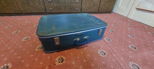 Vintage distressed suitcase - vintage,