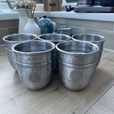 5 x Vintage Small Metal Flower