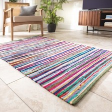 Chindi Rag Rug Handmade
