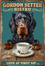 Gordon Setter Bistro Metal