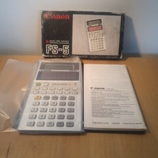 Vintage 80s  Canon Solar Card