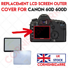 FOR CANON 60D 600D SCREEN REPLACEMENT DISPLAY GLASS PROTECTIVE COVER - UK STOCK