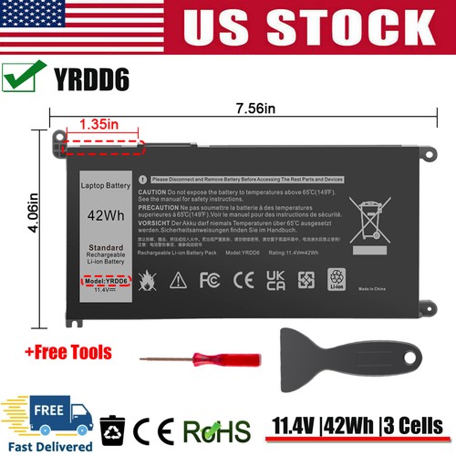 42wh yrdd6 laptop - ✅42wh,
