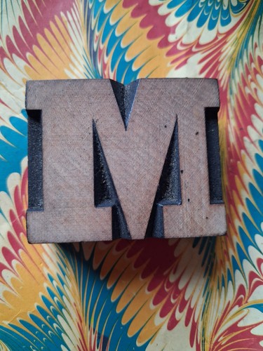 Wooden letterpress printing - letterpress,