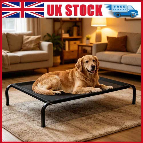 High raised dog bed - raised,