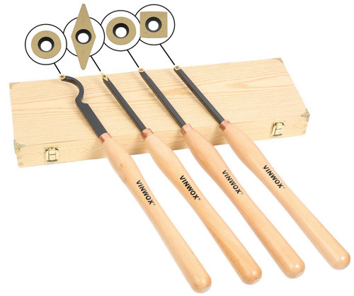Carbide wood lathe tool - wood,