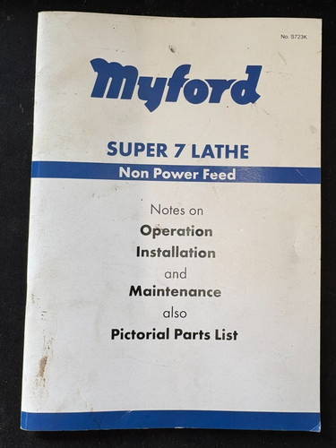 Used myford super - super, 7