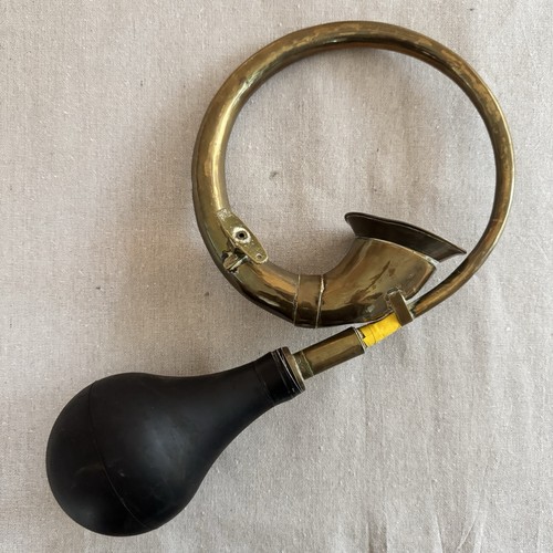 Vintage brass bulb car - vintage,