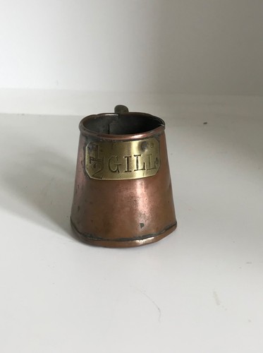Antique copper and brass - , 1/2