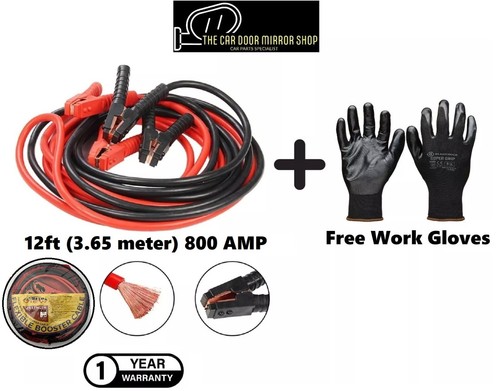 Jump leads 12ft 800amp - jump, van