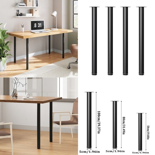 Round metal table legs - round,