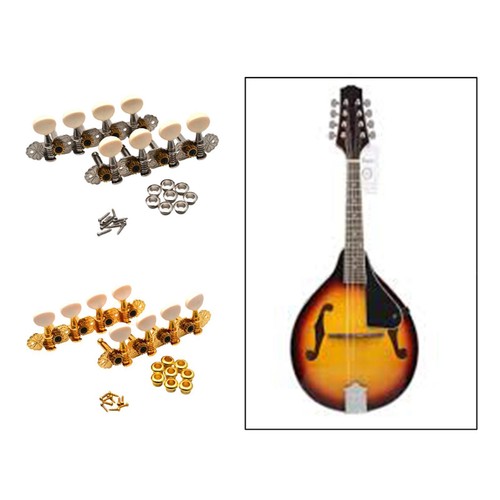 Mandolin machine heads - 4l+4r,