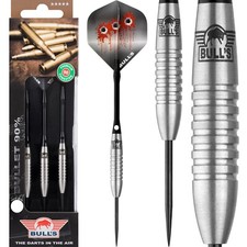 Bulls Bullets Darts Set Steel Tip 21g 23g 25g grams 90% John Lowe Style Tungsten