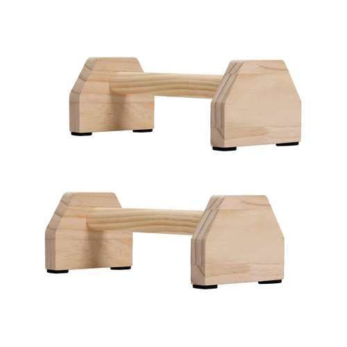 2pcs wooden parallettes - 2pcs, push