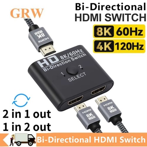 60hz hdmi switch splitter - 8k,
