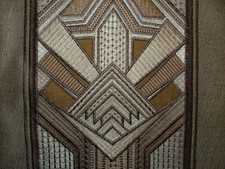 1.8m iLiv Gatsby Opal Art Deco Embroidered Curtain Upholstery Cushion Fabric