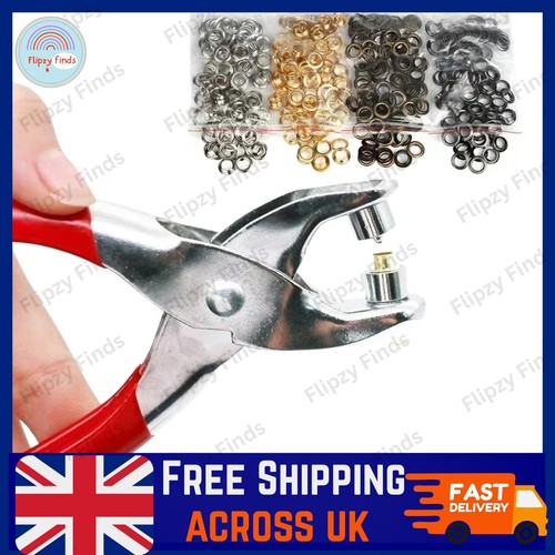 Steel eyelet pliers hole punch - steel,