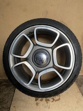 FIAT 500 ABARTH PETAL GREY 17" ALLOY WHEEL RIM 7J ET38 OEM 51884253 GENUINE X1