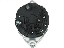 Alternator with belt pulley