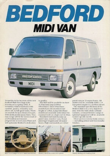 Bedford midi 1984 - bedford,