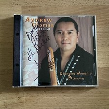 Andrew Thomas on Flute Changing Woman's Blessing CD 2003 Autographed Signed