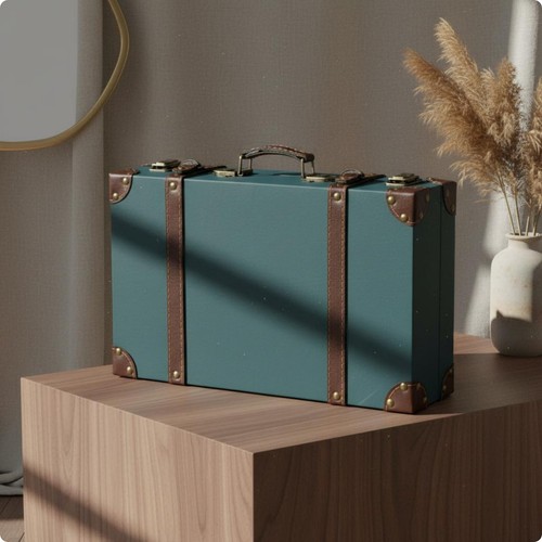 Pieces vintage suitcase set - 3,