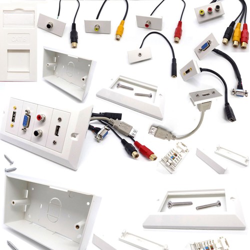 Multimedia modular wall socket - modular,